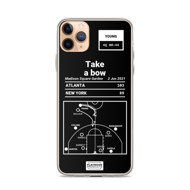 Atlanta Hawks Greatest Plays iPhone Case: Take a bow (2021)