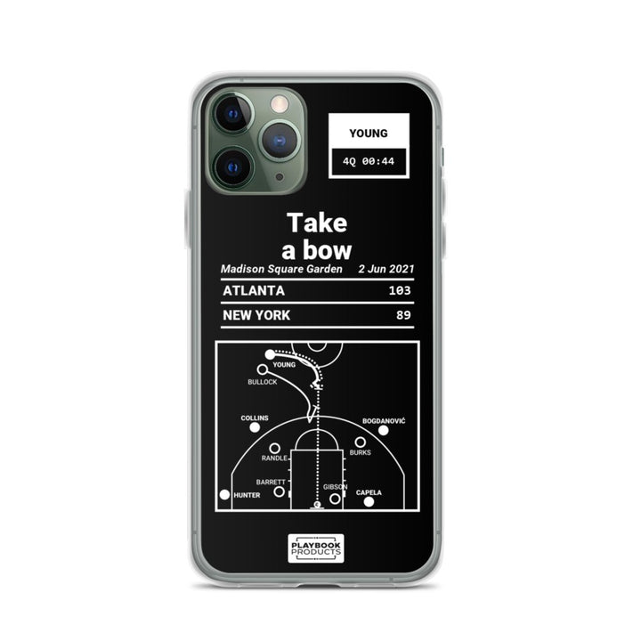 Atlanta Hawks Greatest Plays iPhone Case: Take a bow (2021)