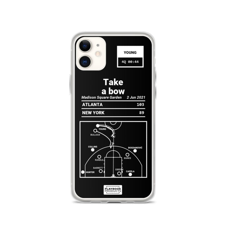 Atlanta Hawks Greatest Plays iPhone Case: Take a bow (2021)