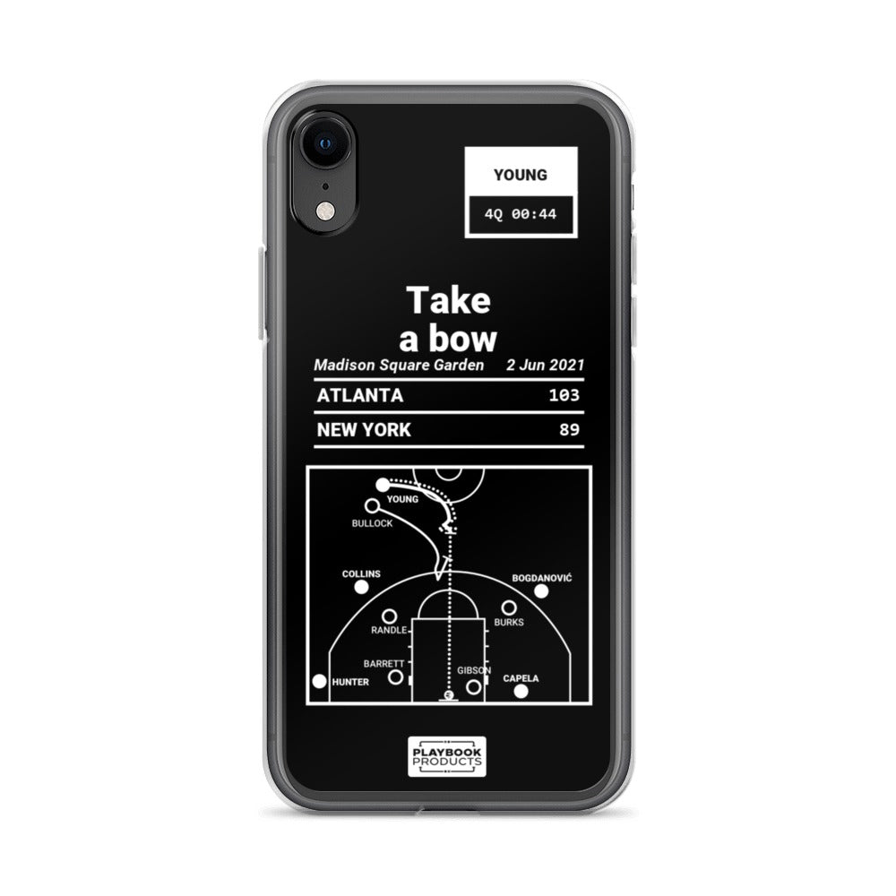 Atlanta Hawks Greatest Plays iPhone Case: Take a bow (2021)