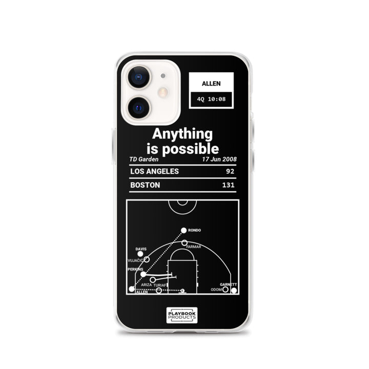 Boston Celtics Greatest Plays iPhone Case: Anything is possible (2008)
