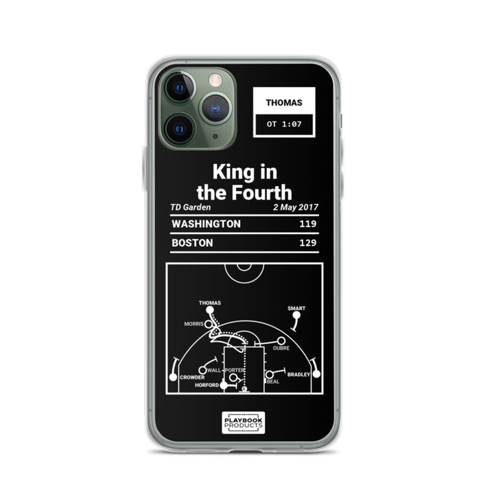 Boston Celtics Greatest Plays iPhone Case: King in the Fourth (2017)