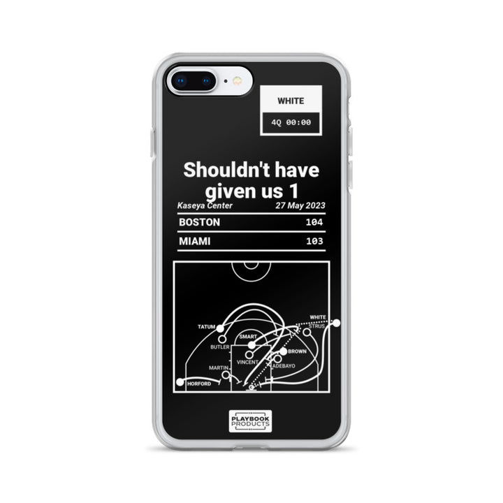 Boston Celtics Greatest Plays iPhone Case: Shouldn't have given us 1 (2023)