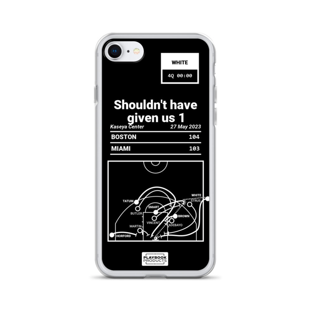 Boston Celtics Greatest Plays iPhone Case: Shouldn't have given us 1 (2023)