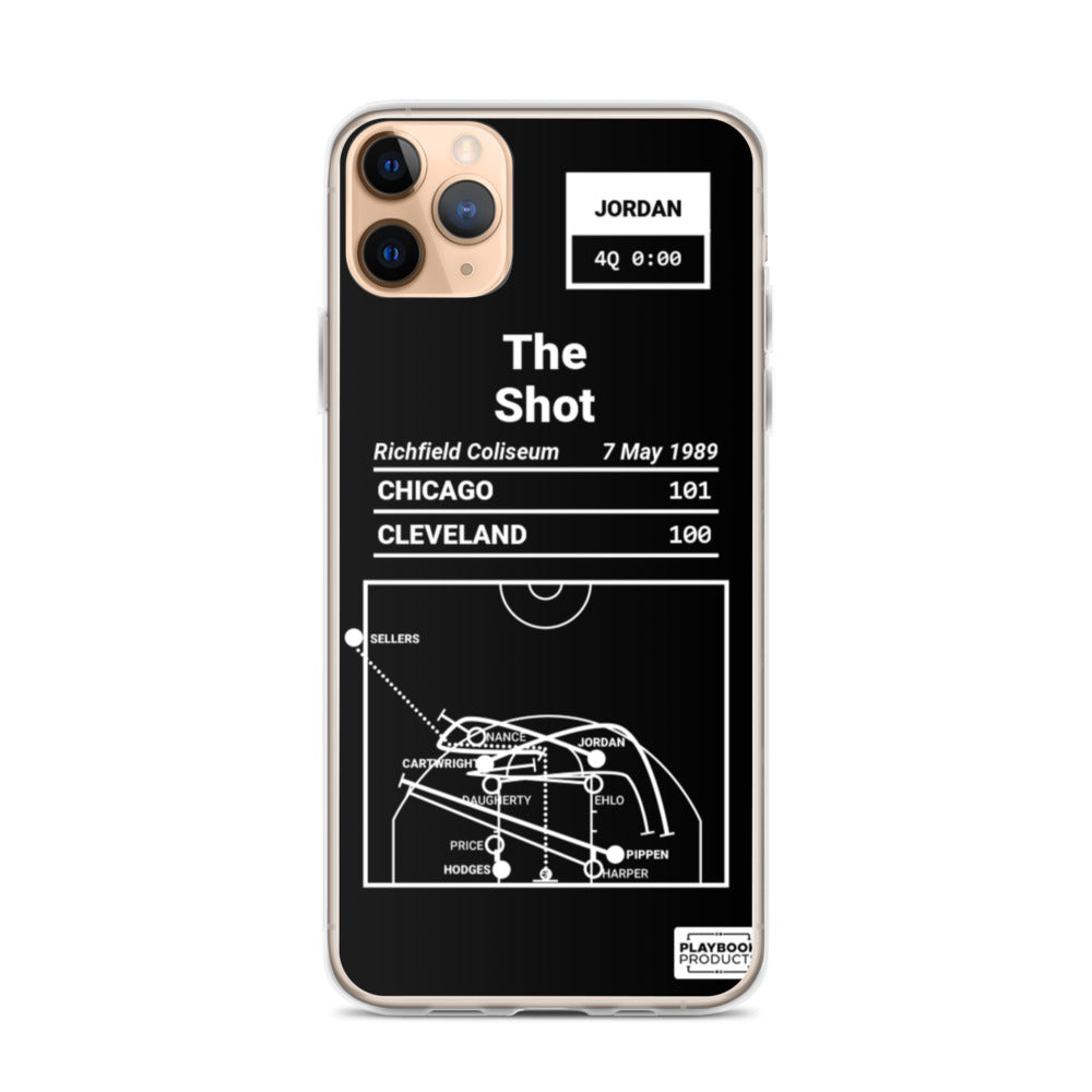 Chicago Bulls Greatest Plays iPhone Case: The Shot (1989)