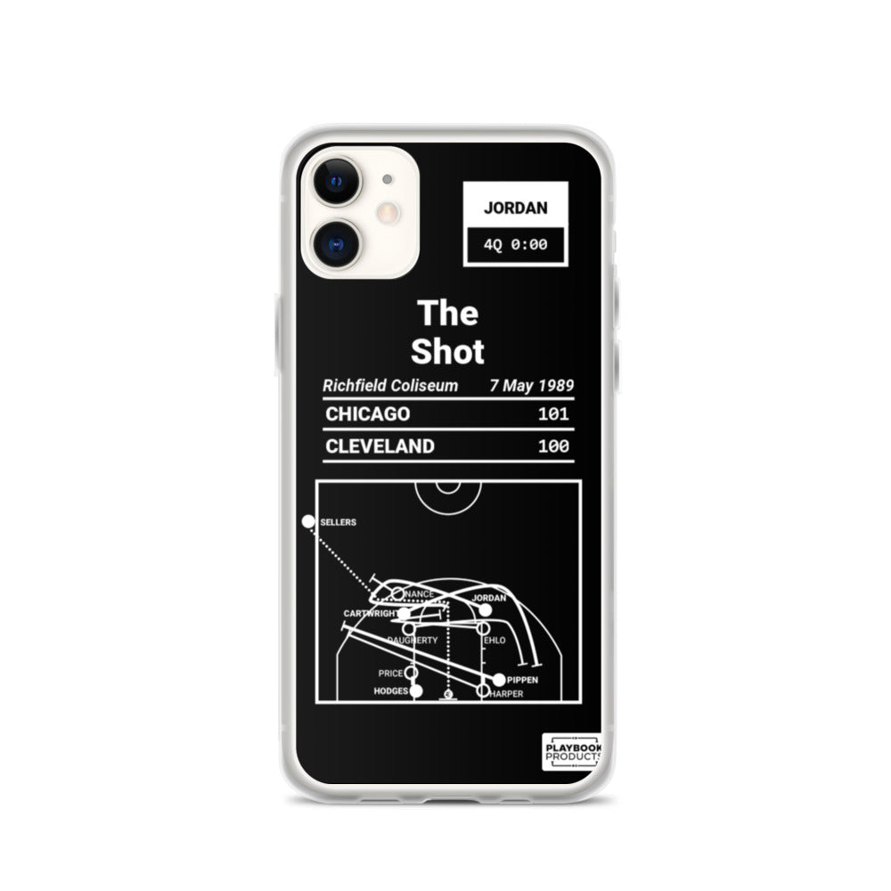 Chicago Bulls Greatest Plays iPhone Case: The Shot (1989)