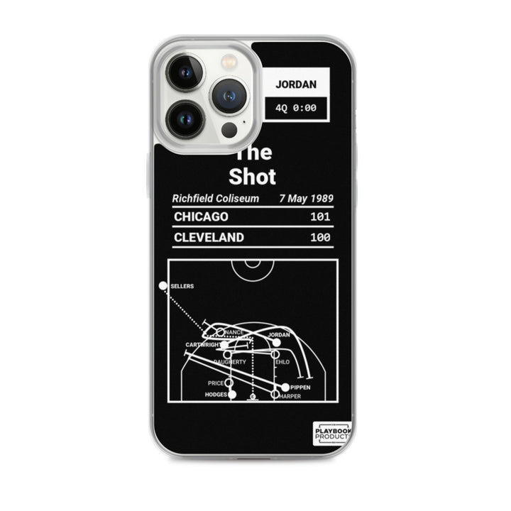 Chicago Bulls Greatest Plays iPhone Case: The Shot (1989)