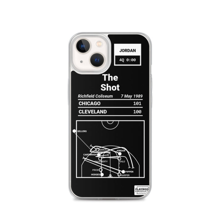 Chicago Bulls Greatest Plays iPhone Case: The Shot (1989)