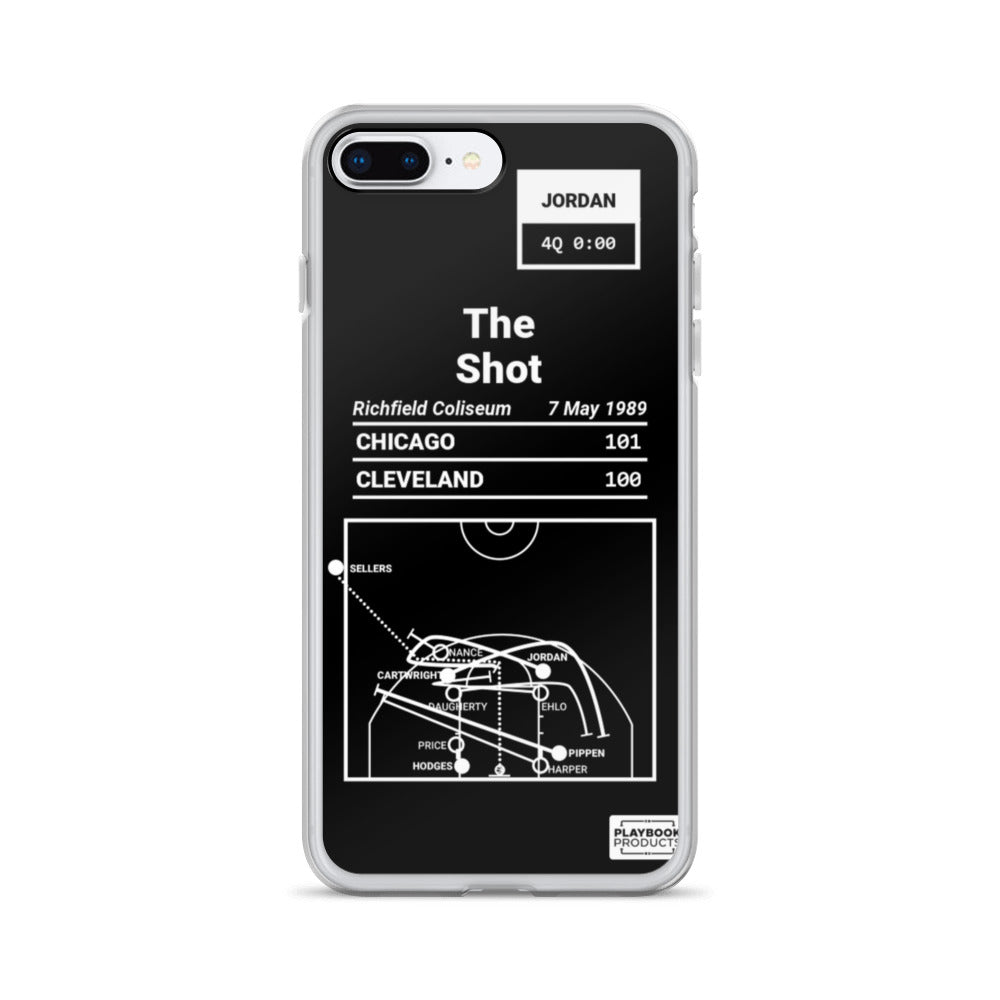 Chicago Bulls Greatest Plays iPhone Case: The Shot (1989)