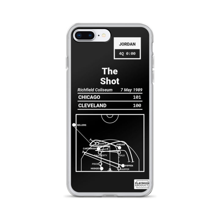 Chicago Bulls Greatest Plays iPhone Case: The Shot (1989)