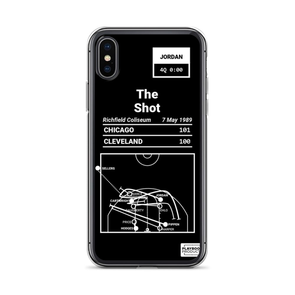 Chicago Bulls Greatest Plays iPhone Case: The Shot (1989)