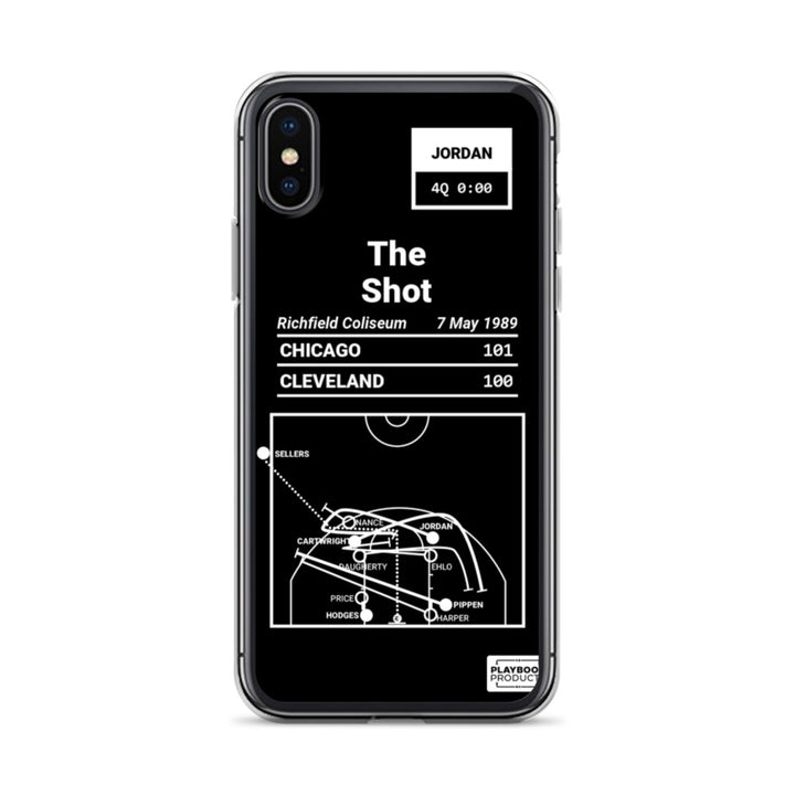 Chicago Bulls Greatest Plays iPhone Case: The Shot (1989)