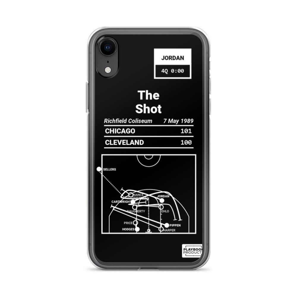 Chicago Bulls Greatest Plays iPhone Case: The Shot (1989)