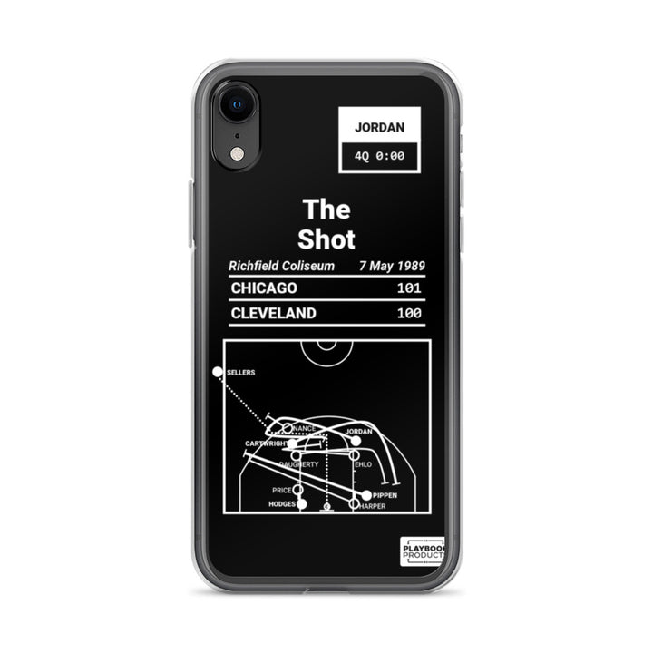 Chicago Bulls Greatest Plays iPhone Case: The Shot (1989)