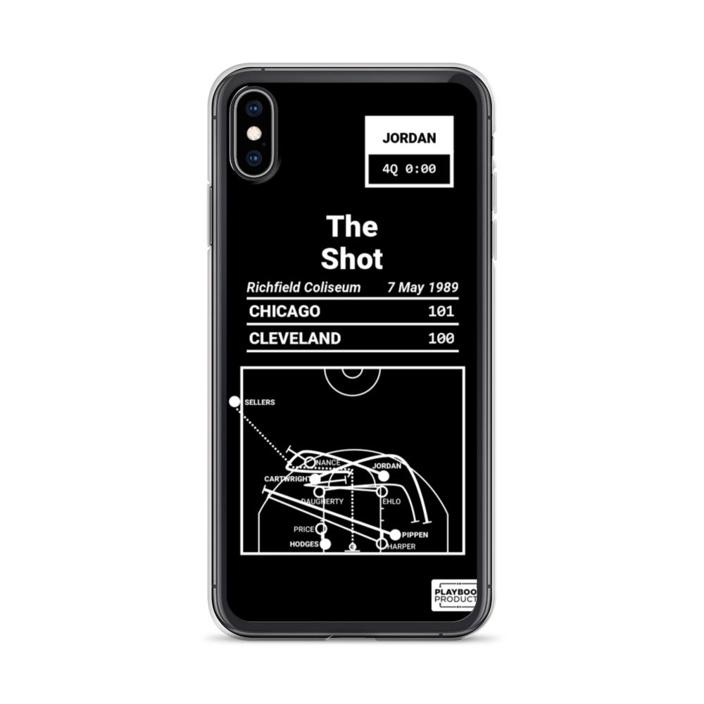 Chicago Bulls Greatest Plays iPhone Case: The Shot (1989)