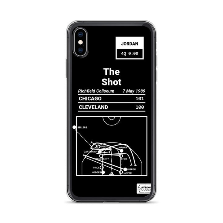 Chicago Bulls Greatest Plays iPhone Case: The Shot (1989)
