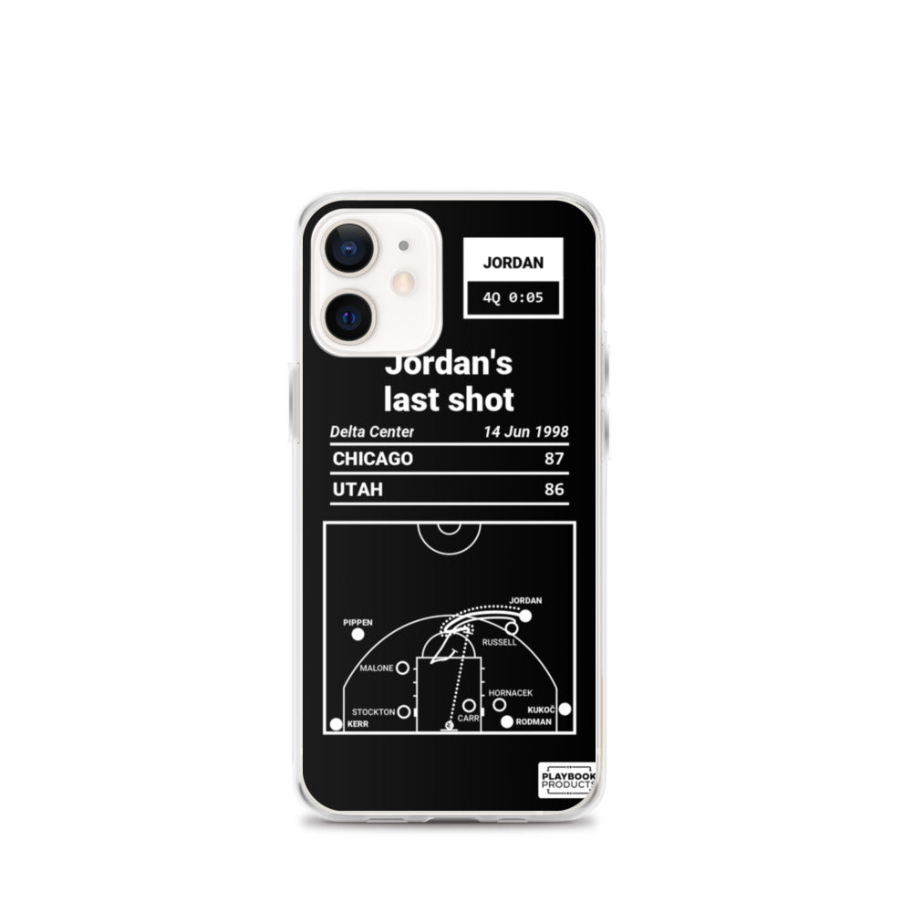 Chicago Bulls Greatest Plays iPhone Case: Jordan's last shot (1998)
