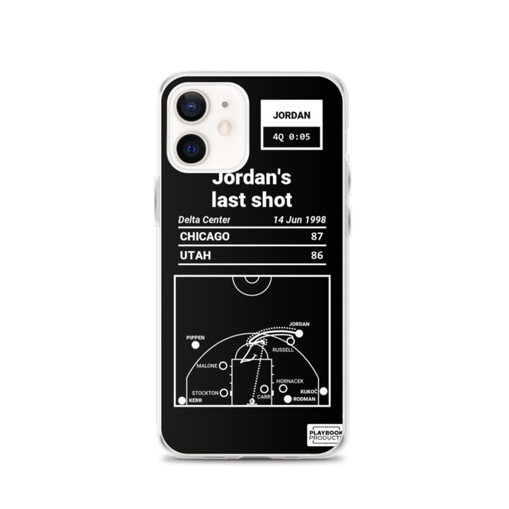 Chicago Bulls Greatest Plays iPhone Case: Jordan's last shot (1998)
