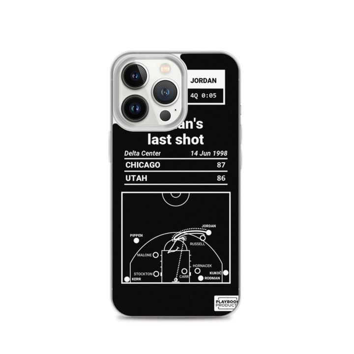 Chicago Bulls Greatest Plays iPhone Case: Jordan's last shot (1998)