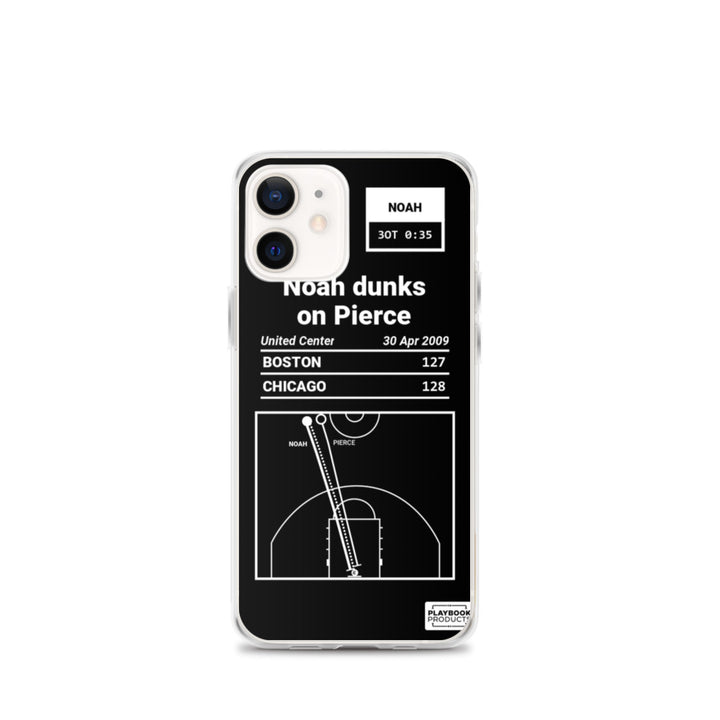 Chicago Bulls Greatest Plays iPhone Case: Noah dunks on Pierce (2009)