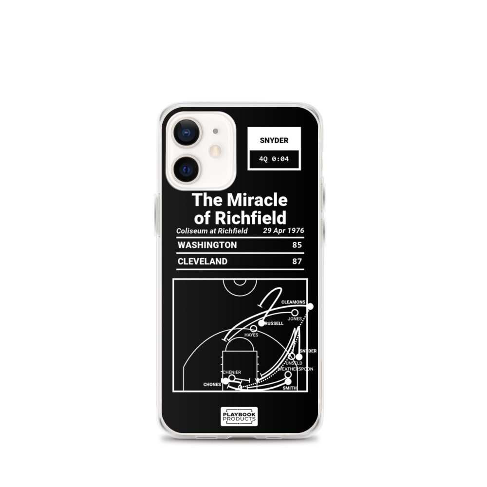 Cleveland Cavaliers Greatest Plays iPhone Case: The Miracle of Richfield (1976)