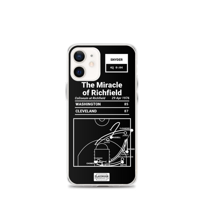 Cleveland Cavaliers Greatest Plays iPhone Case: The Miracle of Richfield (1976)