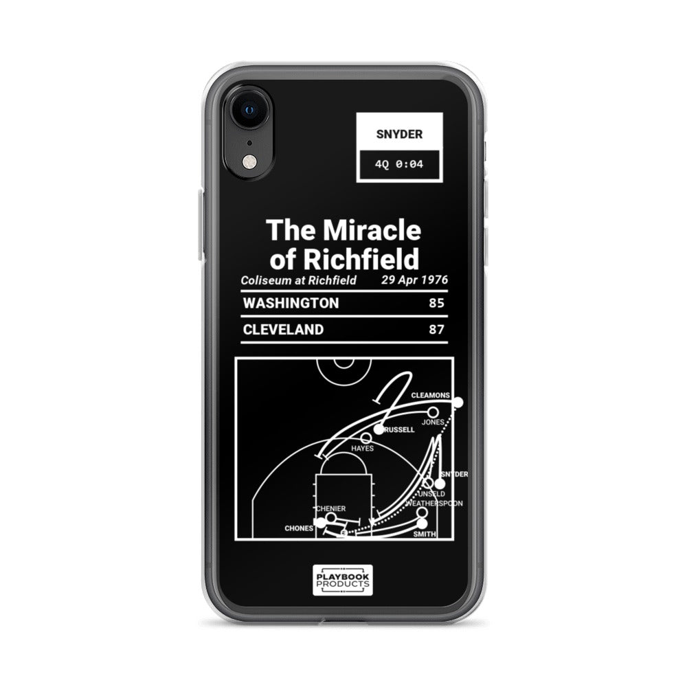 Cleveland Cavaliers Greatest Plays iPhone Case: The Miracle of Richfield (1976)