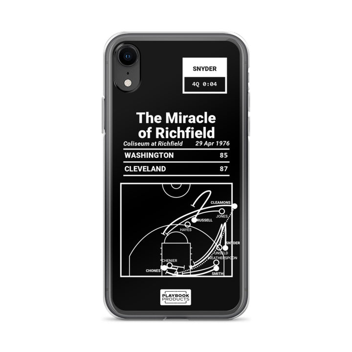 Cleveland Cavaliers Greatest Plays iPhone Case: The Miracle of Richfield (1976)