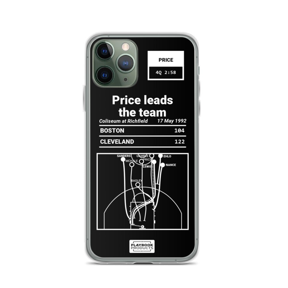 Cleveland Cavaliers Greatest Plays iPhone Case: Price leads the team (1992)