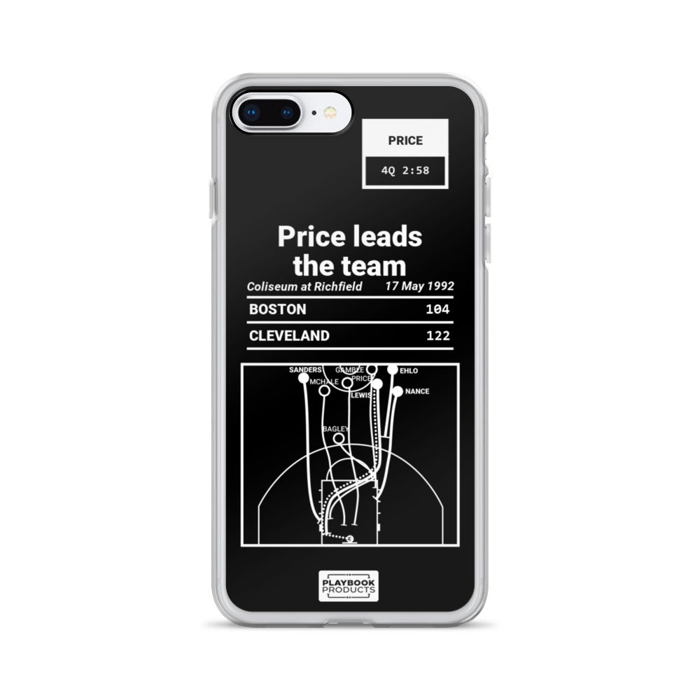 Cleveland Cavaliers Greatest Plays iPhone Case: Price leads the team (1992)