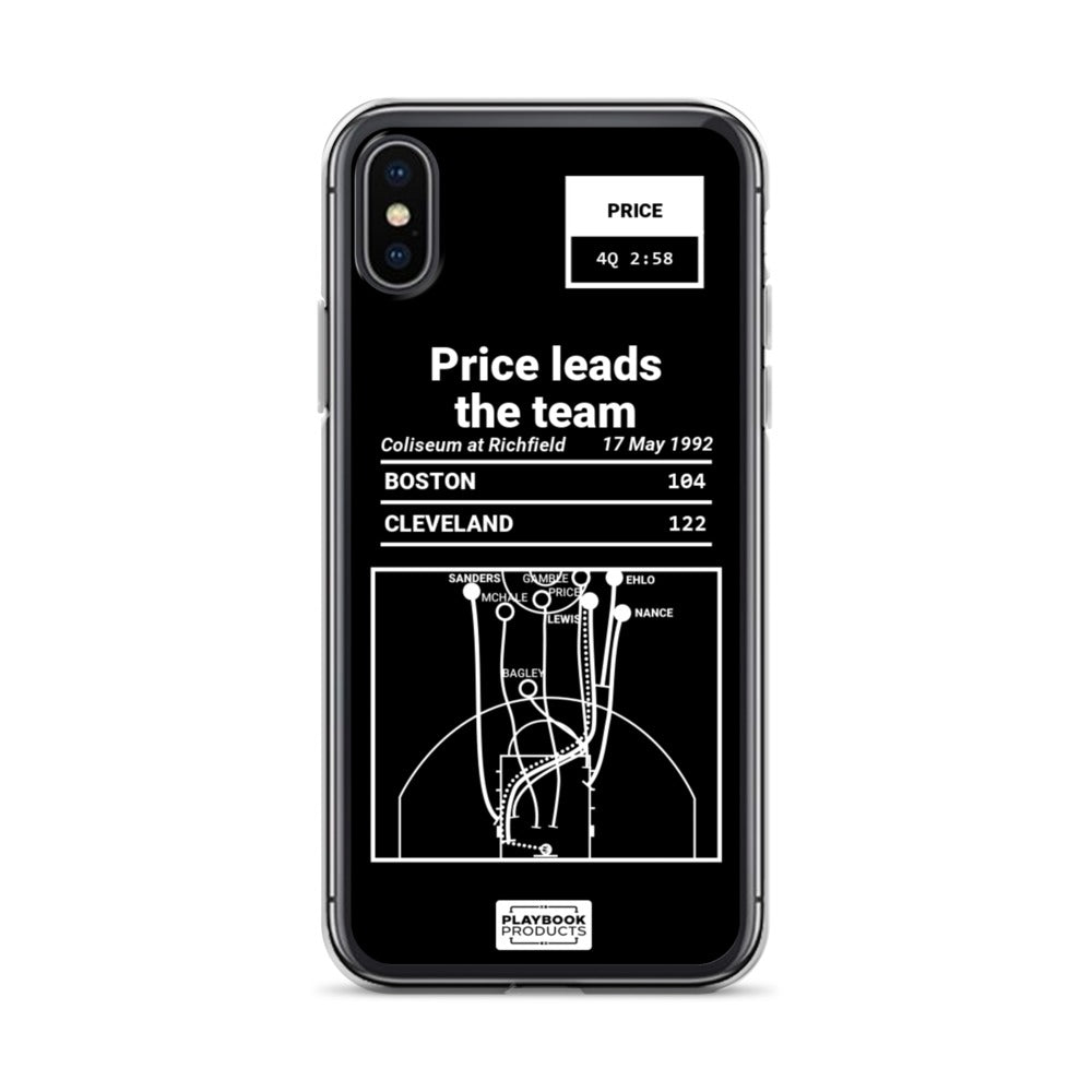 Cleveland Cavaliers Greatest Plays iPhone Case: Price leads the team (1992)