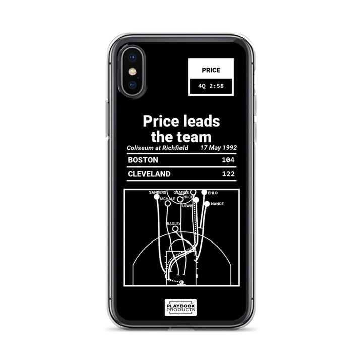 Cleveland Cavaliers Greatest Plays iPhone Case: Price leads the team (1992)