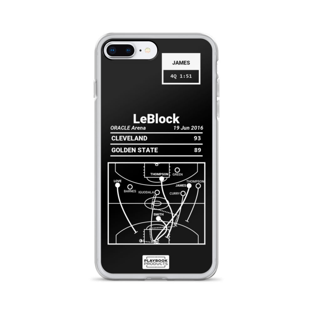 Cleveland Cavaliers Greatest Plays iPhone Case: LeBlock (2016)