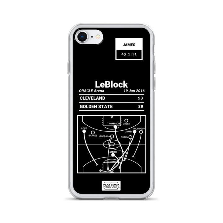 Cleveland Cavaliers Greatest Plays iPhone Case: LeBlock (2016)