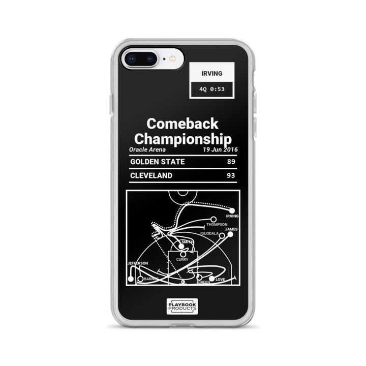 Cleveland Cavaliers Greatest Plays iPhone Case: Comeback Championship (2016)