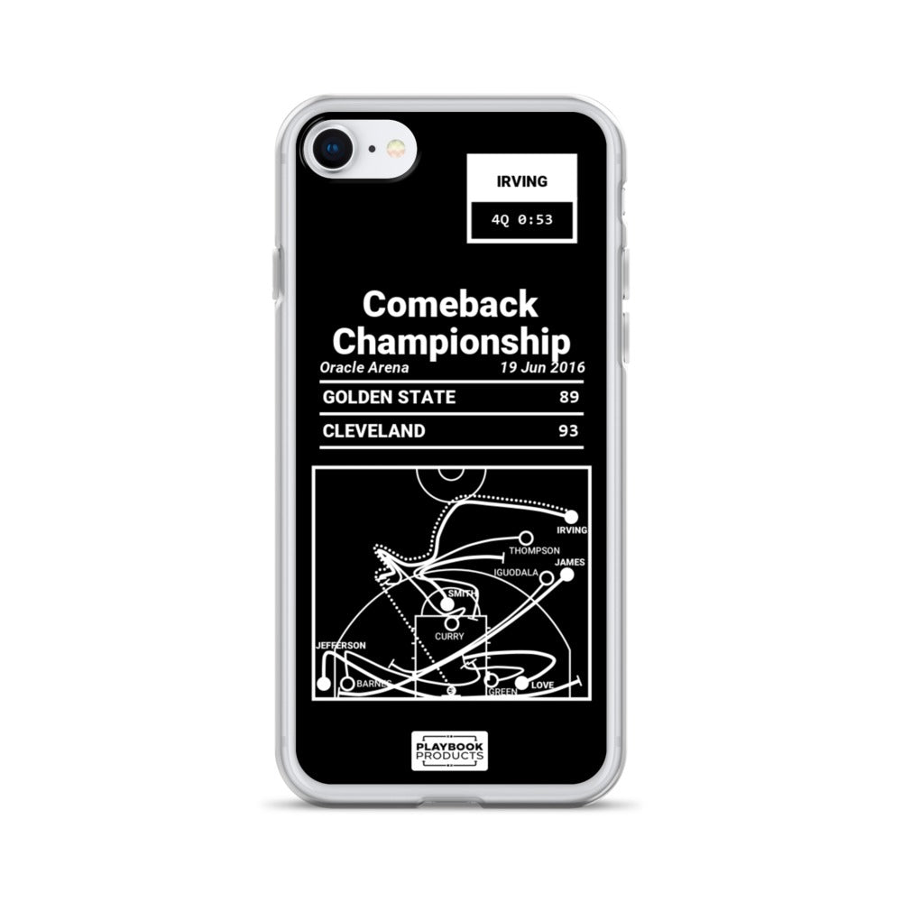 Cleveland Cavaliers Greatest Plays iPhone Case: Comeback Championship (2016)