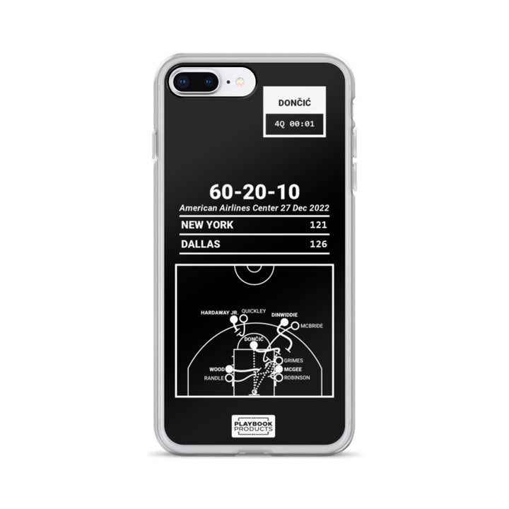 Dallas Mavericks Greatest Plays iPhone Case: 60-20-10 (2022)