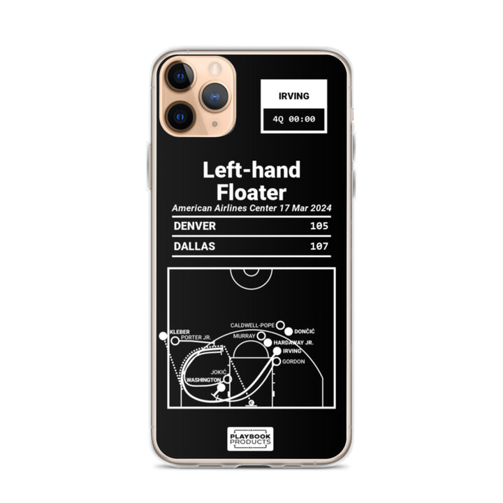 Dallas Mavericks Greatest Plays iPhone Case: Left-hand Floater (2024)