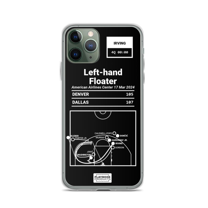 Dallas Mavericks Greatest Plays iPhone Case: Left-hand Floater (2024)