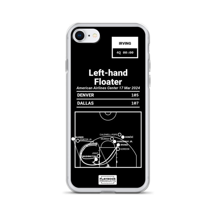 Dallas Mavericks Greatest Plays iPhone Case: Left-hand Floater (2024)