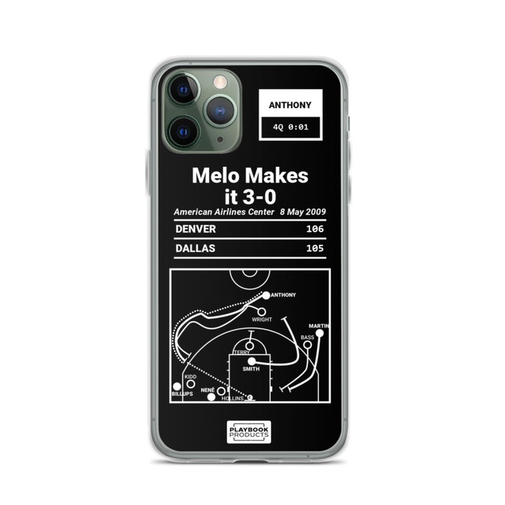 Denver Nuggets Greatest Plays iPhone Case: Melo Makes it 3-0 (2009)