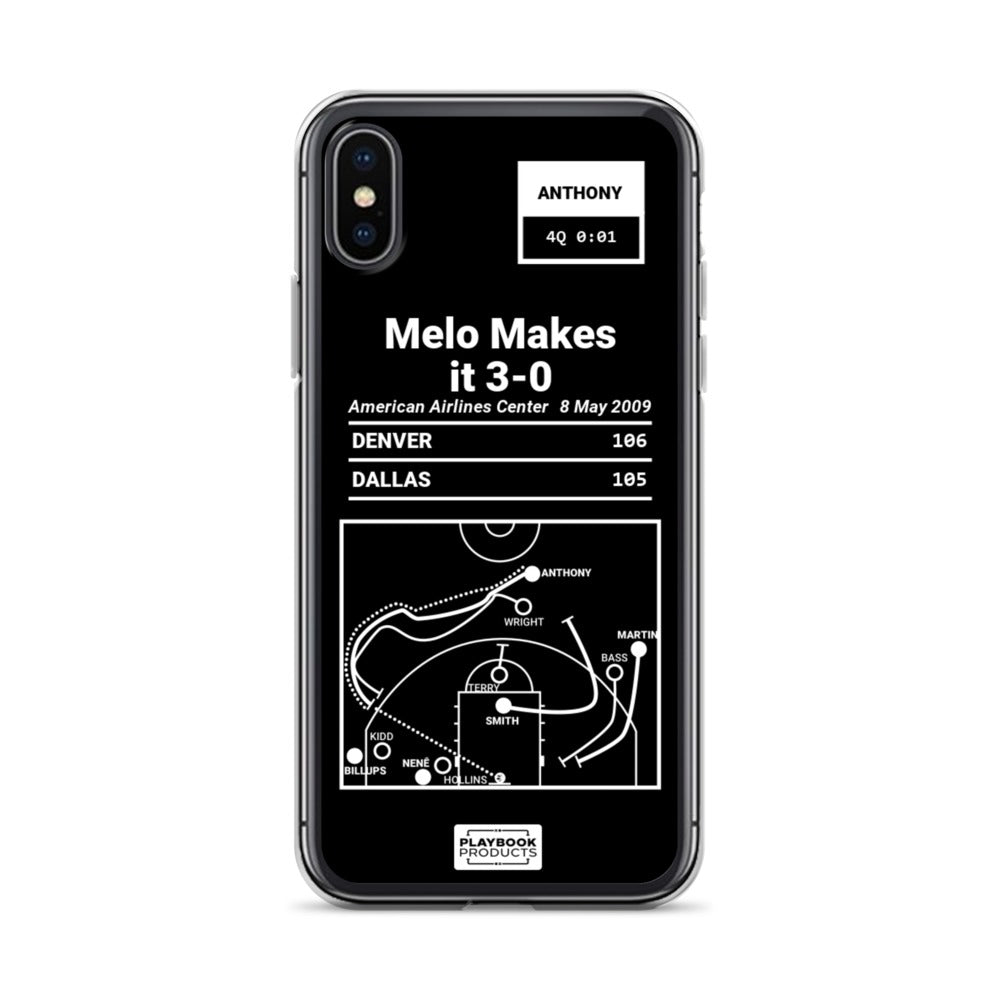 Denver Nuggets Greatest Plays iPhone Case: Melo Makes it 3-0 (2009)