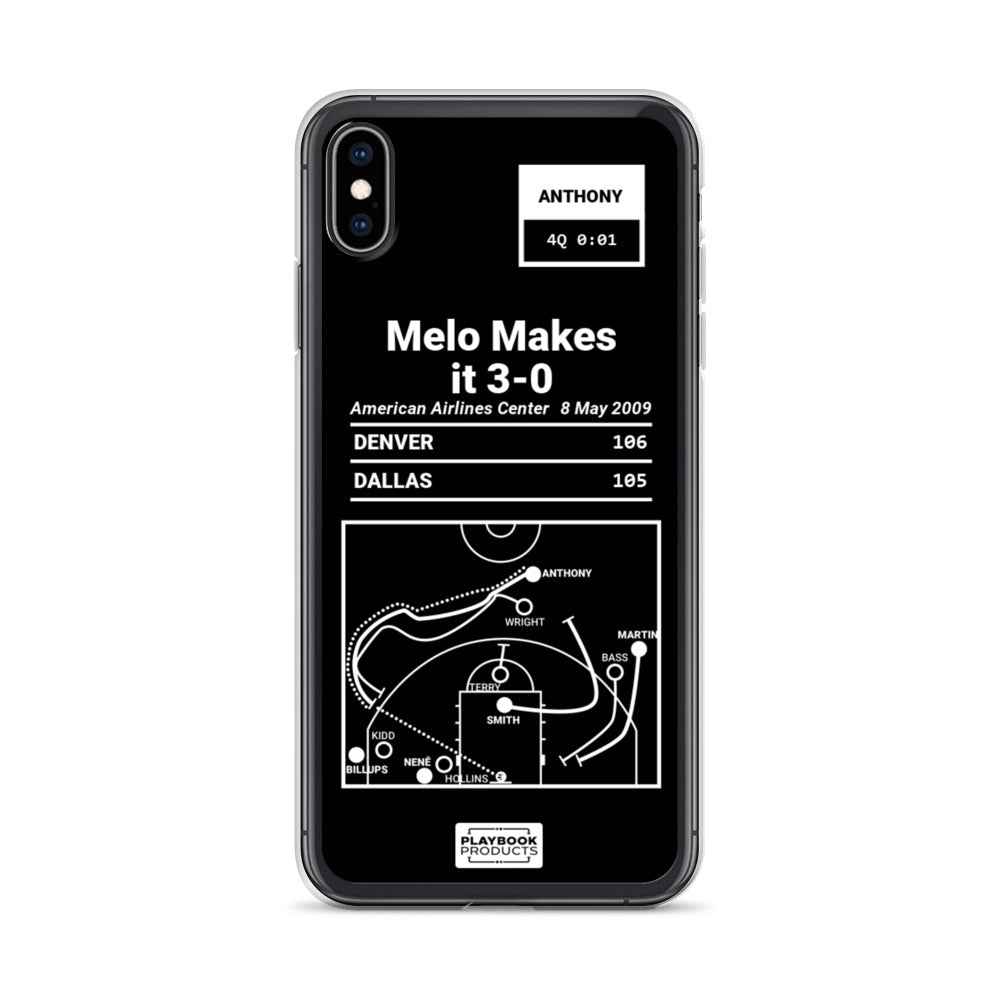 Denver Nuggets Greatest Plays iPhone Case: Melo Makes it 3-0 (2009)