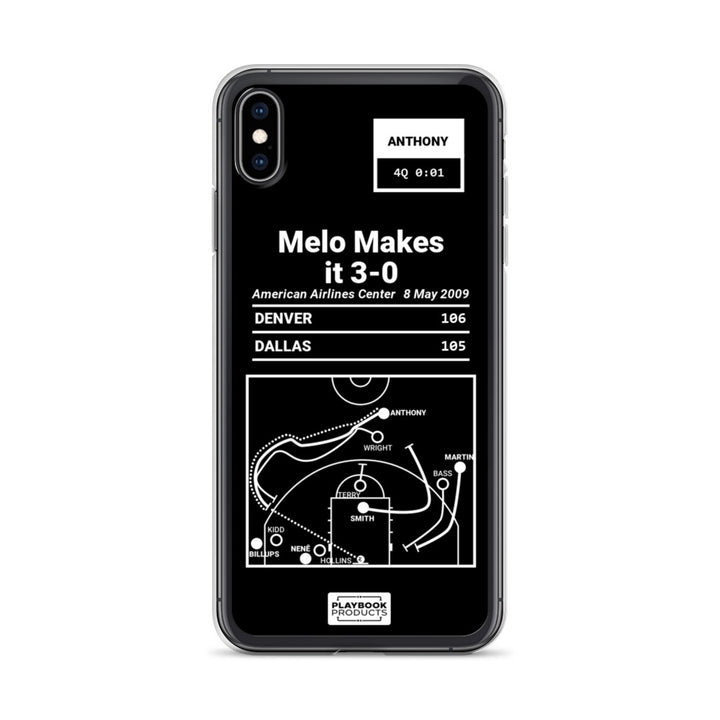 Denver Nuggets Greatest Plays iPhone Case: Melo Makes it 3-0 (2009)