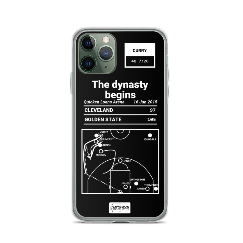 Golden State Warriors Greatest Plays iPhone Case: The dynasty begins (2015)