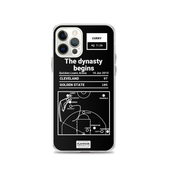 Golden State Warriors Greatest Plays iPhone Case: The dynasty begins (2015)