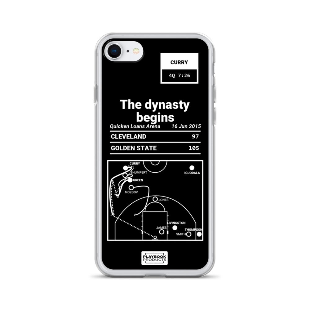 Golden State Warriors Greatest Plays iPhone Case: The dynasty begins (2015)