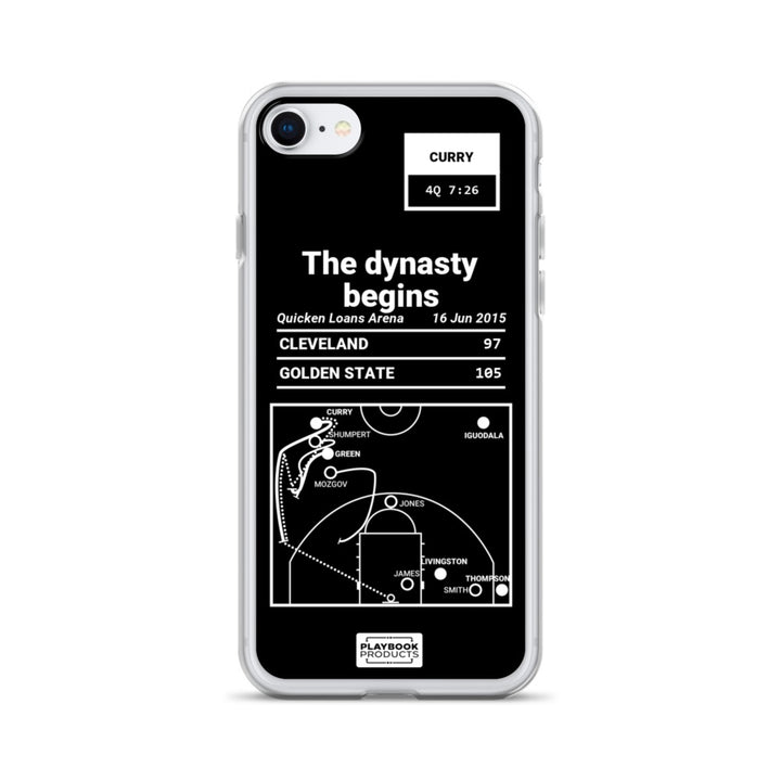 Golden State Warriors Greatest Plays iPhone Case: The dynasty begins (2015)