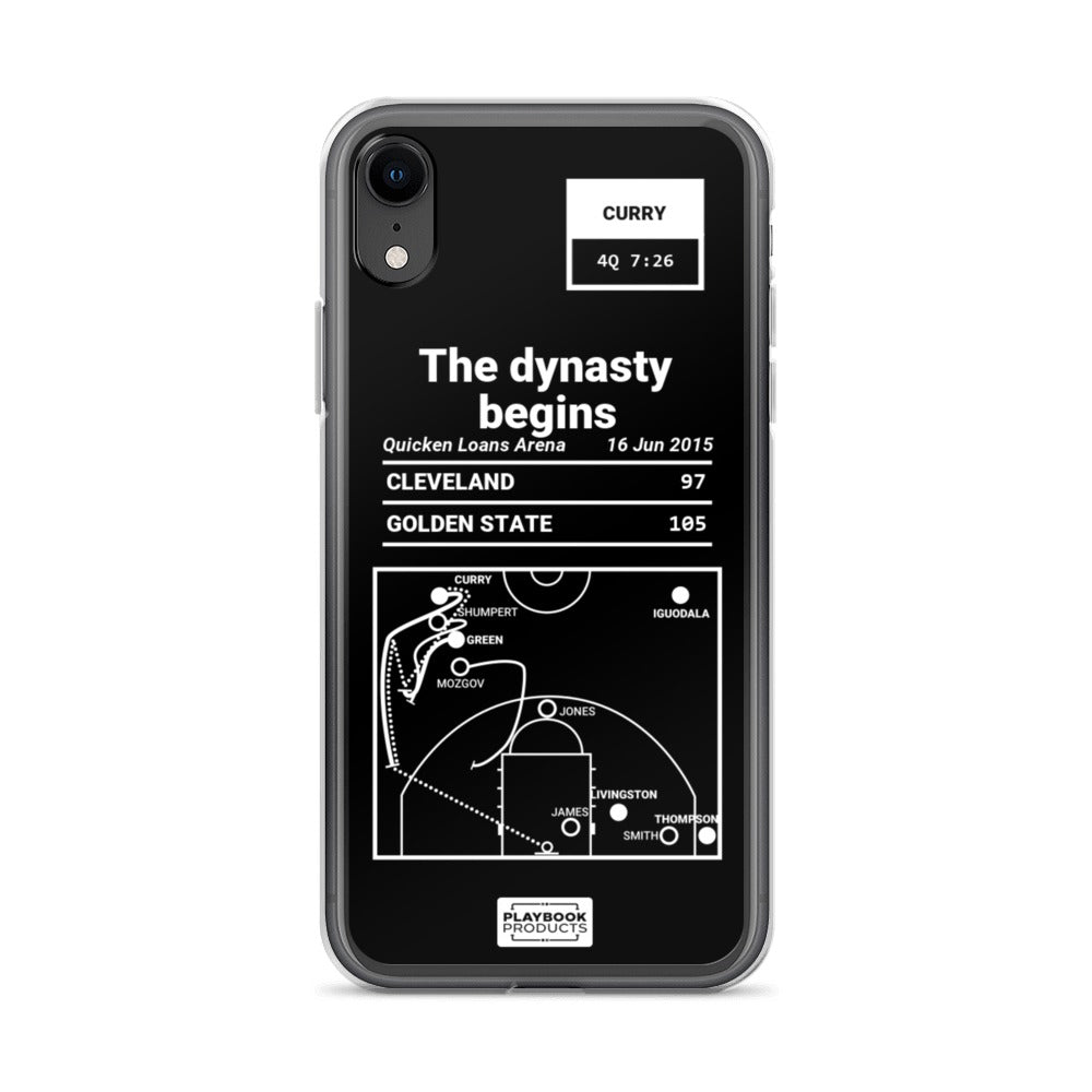 Golden State Warriors Greatest Plays iPhone Case: The dynasty begins (2015)