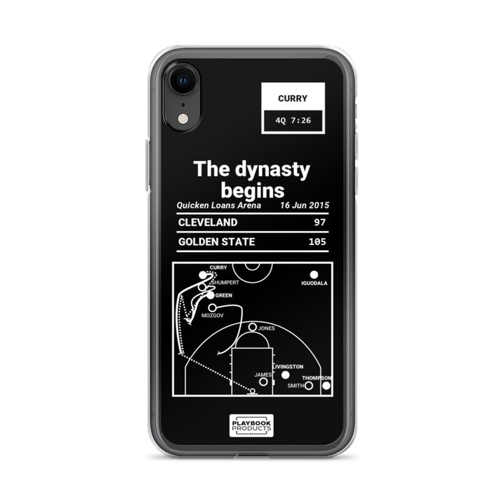 Golden State Warriors Greatest Plays iPhone Case: The dynasty begins (2015)